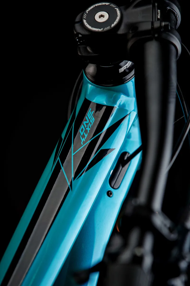 Merida eOne-Sixty 700 2021 Electric Full Sus Mountain Bike - Blue-5